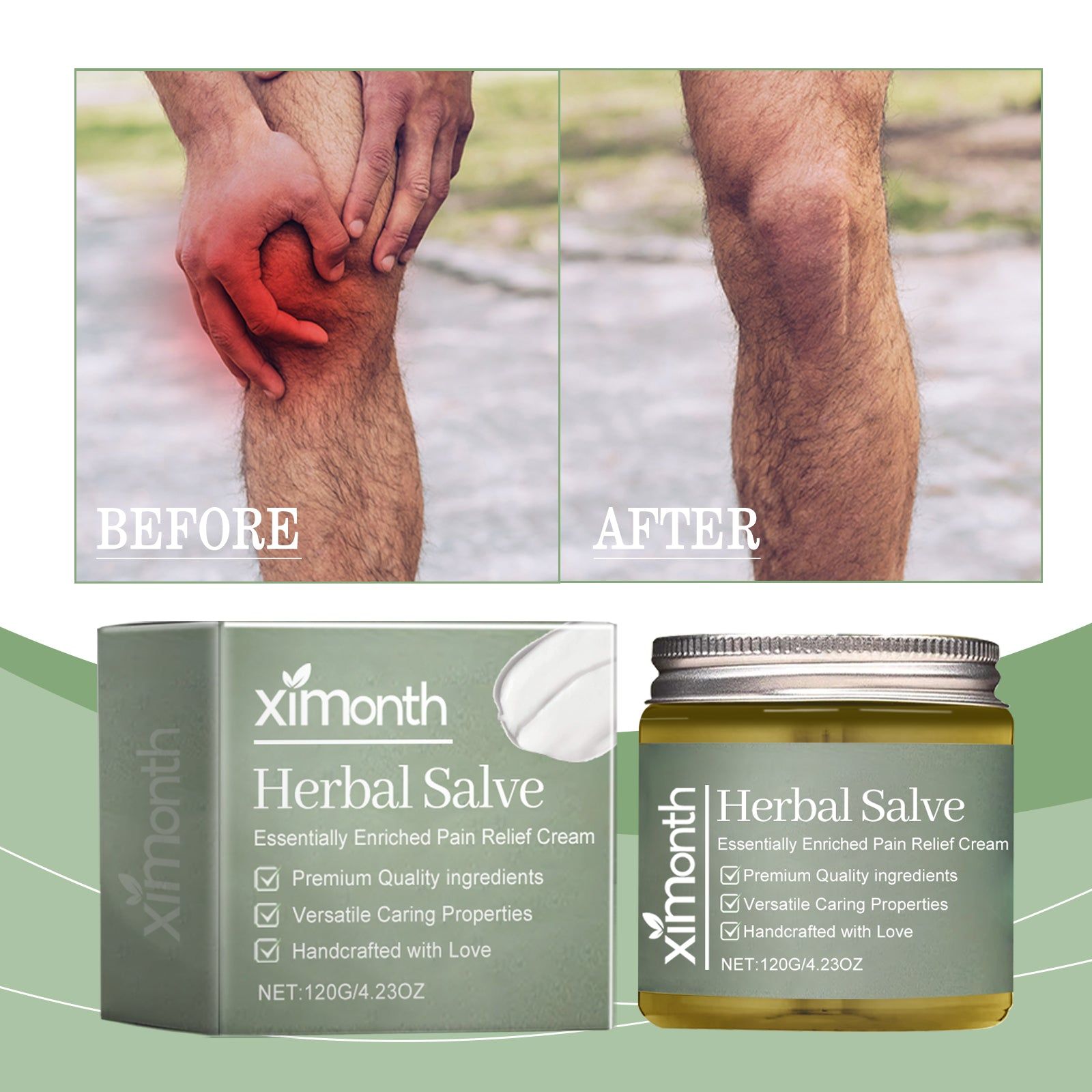 Joint Care Massage Ointment, Herbal Pain Relief for Sore Joints, Muscles ,120g