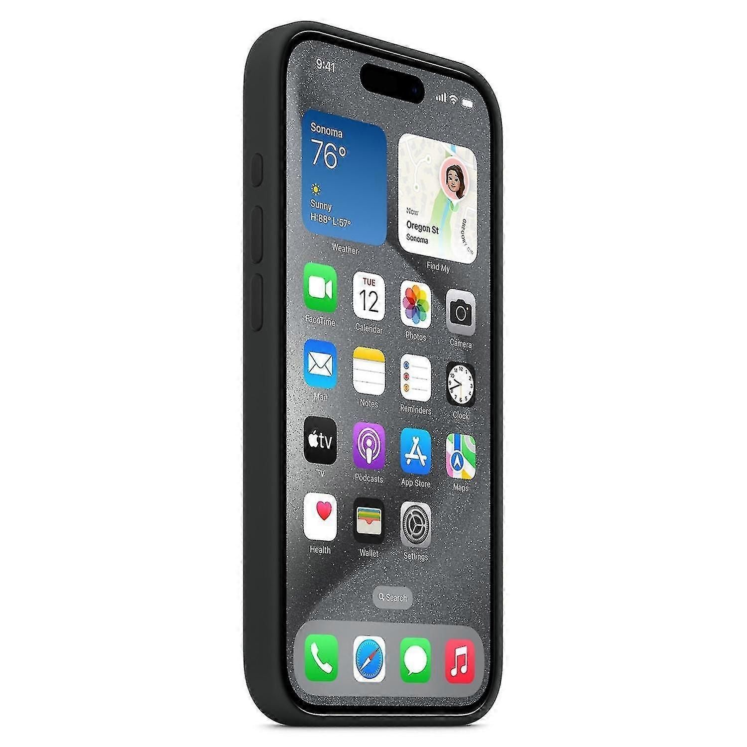 Silicone Phone Cover For Iphone 15 Pro Case Compatible With Magsafe-aaba zxin
