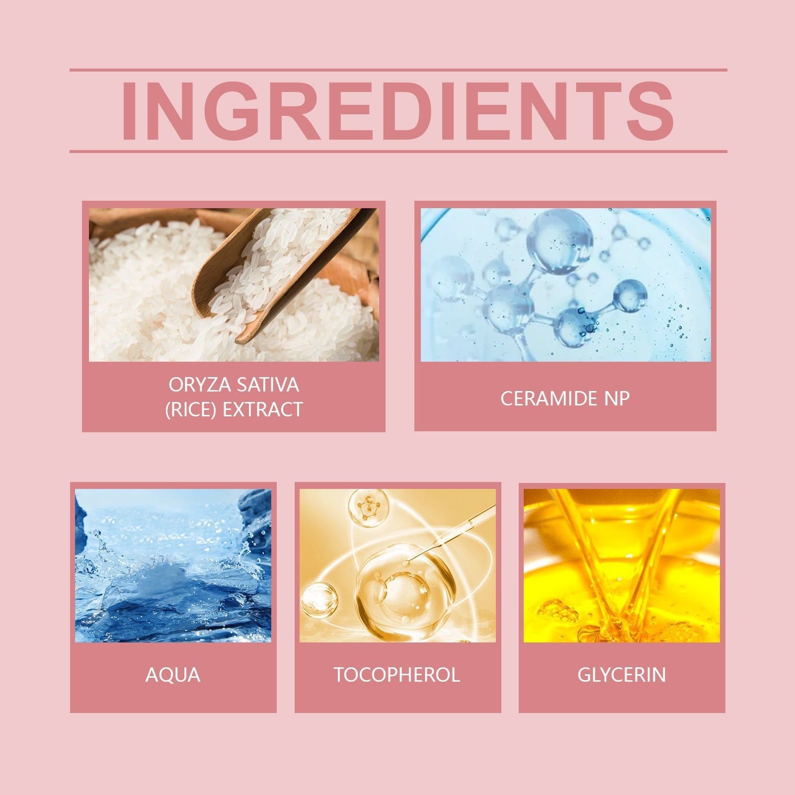 Brightening Rice Facial Cleanser, Moisturizing, Gentle, Non-Greasy, Skin Care ,100g