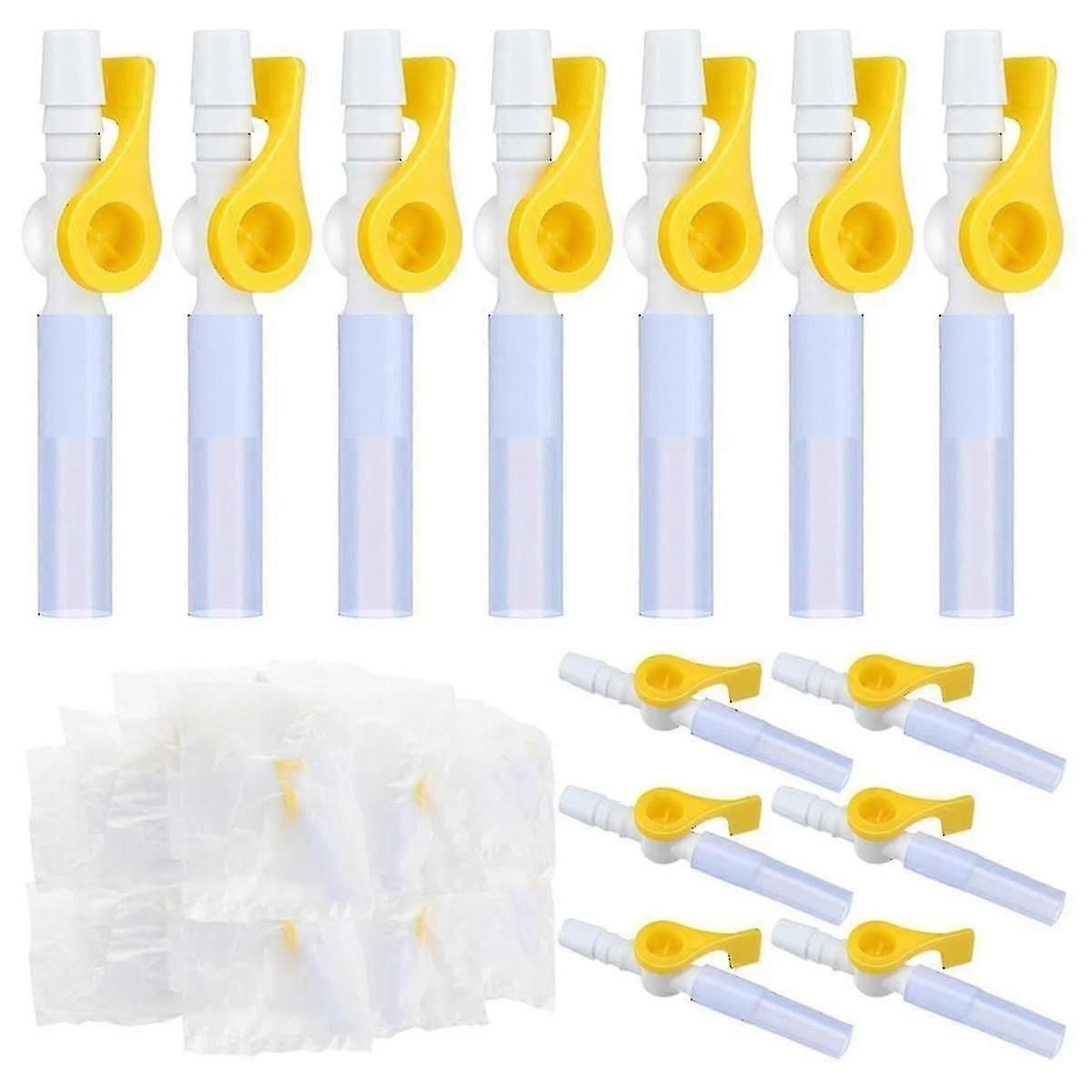 15 Pack Sterile Catheter Valves With Leak Proof Urine Drainage Lock