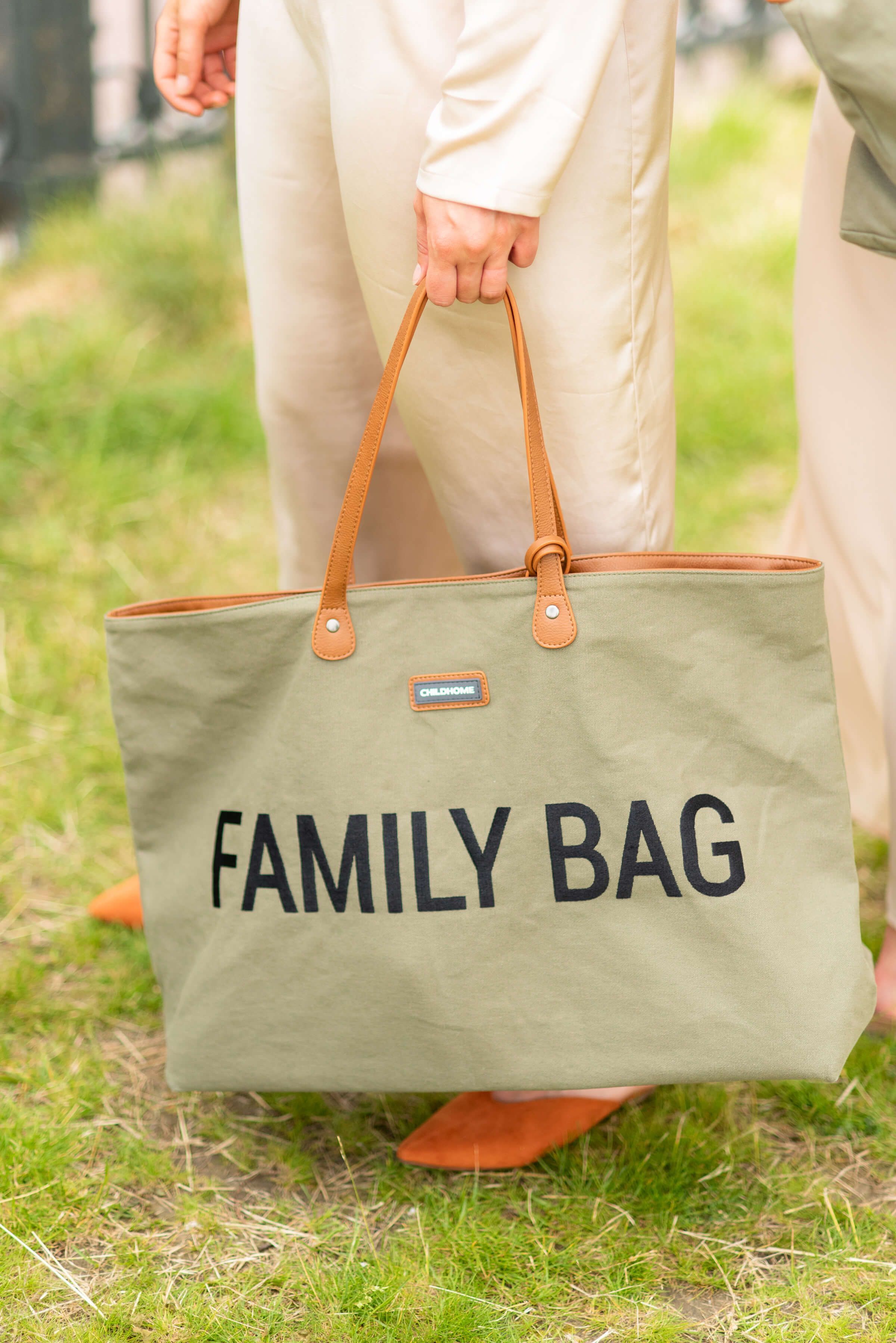 Childhome Family Bag Kaki Canvas