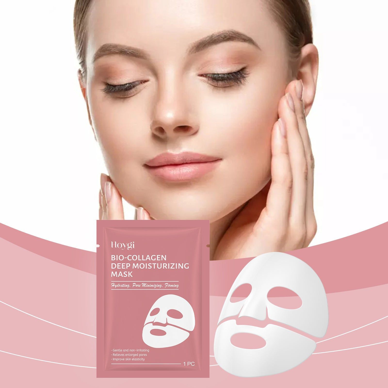 Collagen Deep Moisture Mask, Brightening, Hydrating, Anti-Aging, Pore Refining ,1pcs