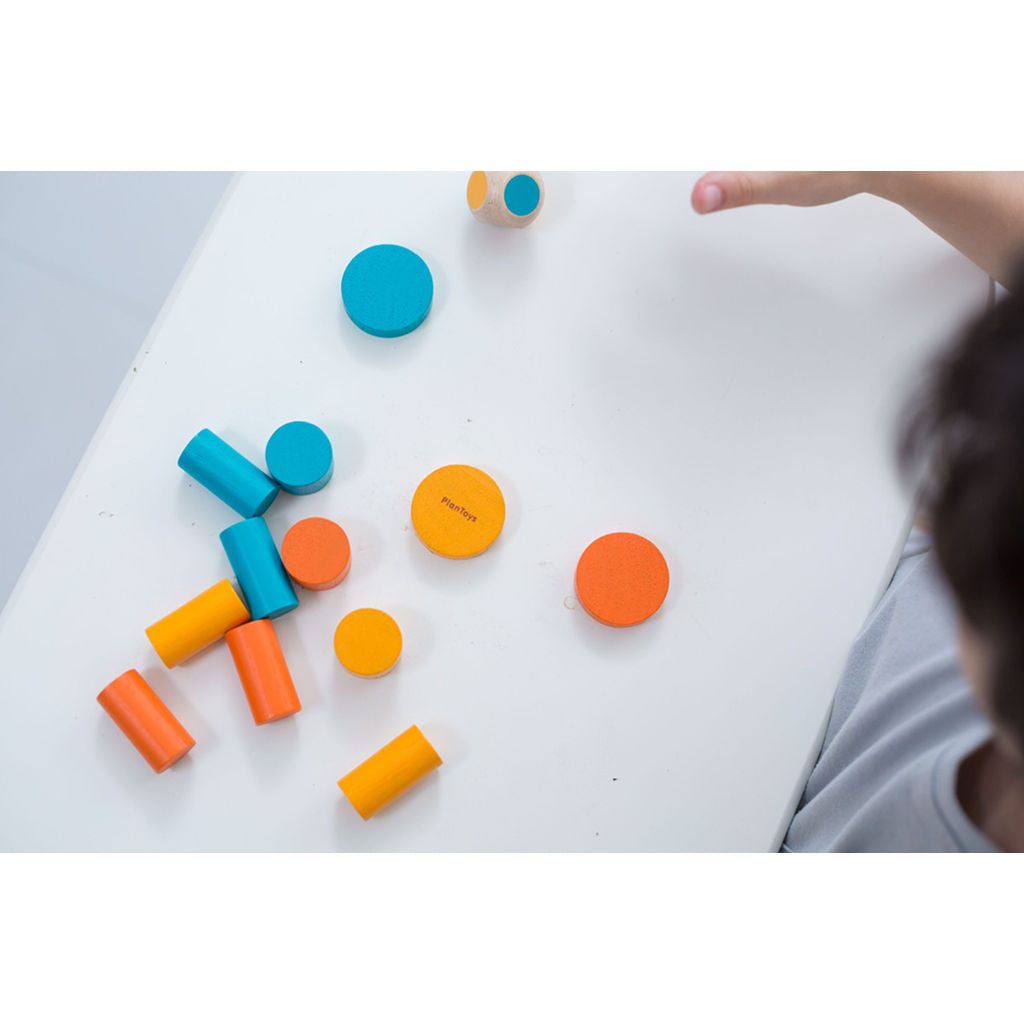 PlanToys Stacking Game — Wooden Dice Game
