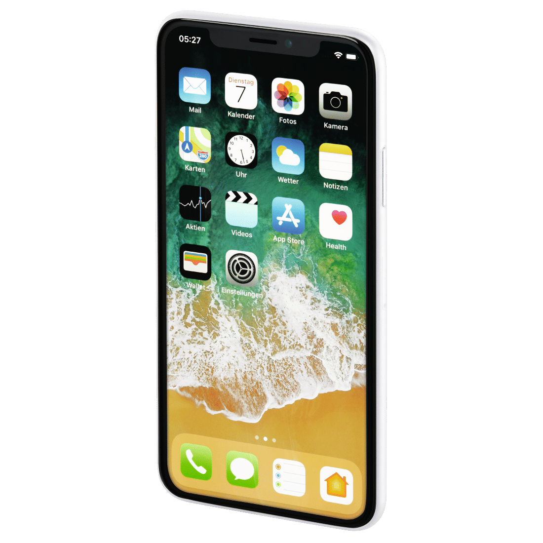 HAMA 181393 "Ultra Slim" Cover for Apple iPhone X, white