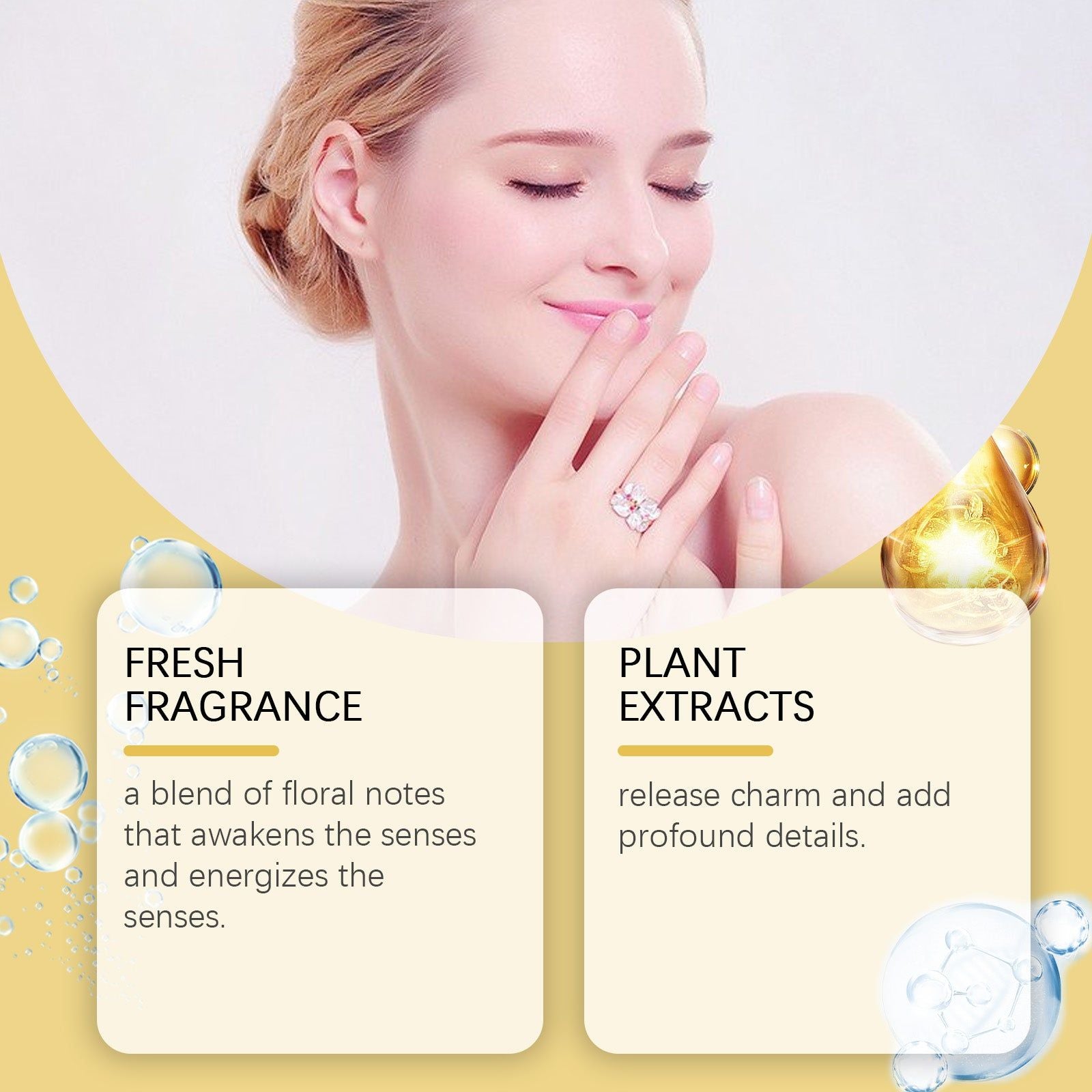 Brazilian Charm Perfume, Fresh Elegant Fragrance for Daily Couples, Romantic Scent ,15ml