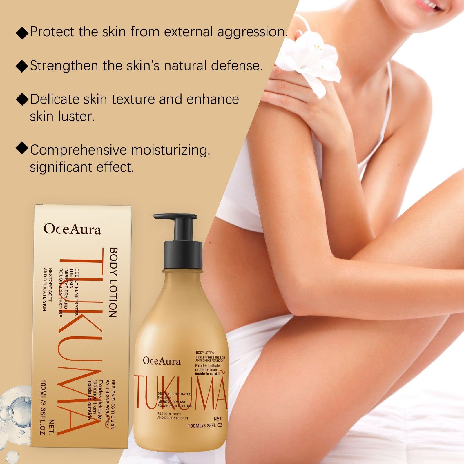 Body Lotion, Hydrating, Nourishing, Non-Sticky, All-Day Moisture, Skin Care ,100ml
