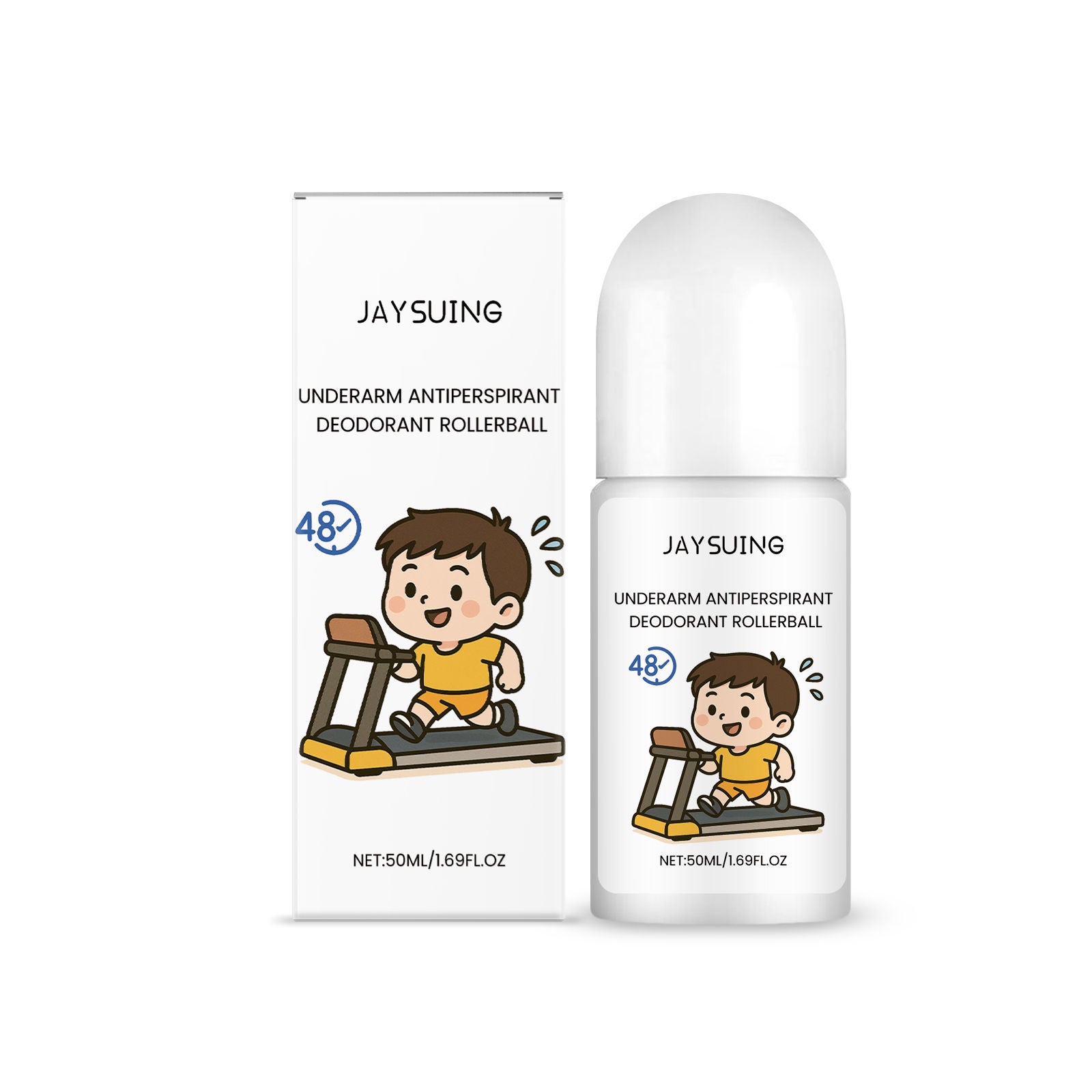 Body Care Roll-On, Fresh Odor & Sweat Control, Portable Daily Freshness ,50ml