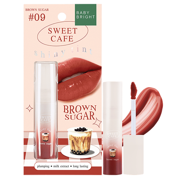 SWEET CAFE SHINY TINT 2.8G BABY BRIGHT (M) #09 BROWN SUGAR