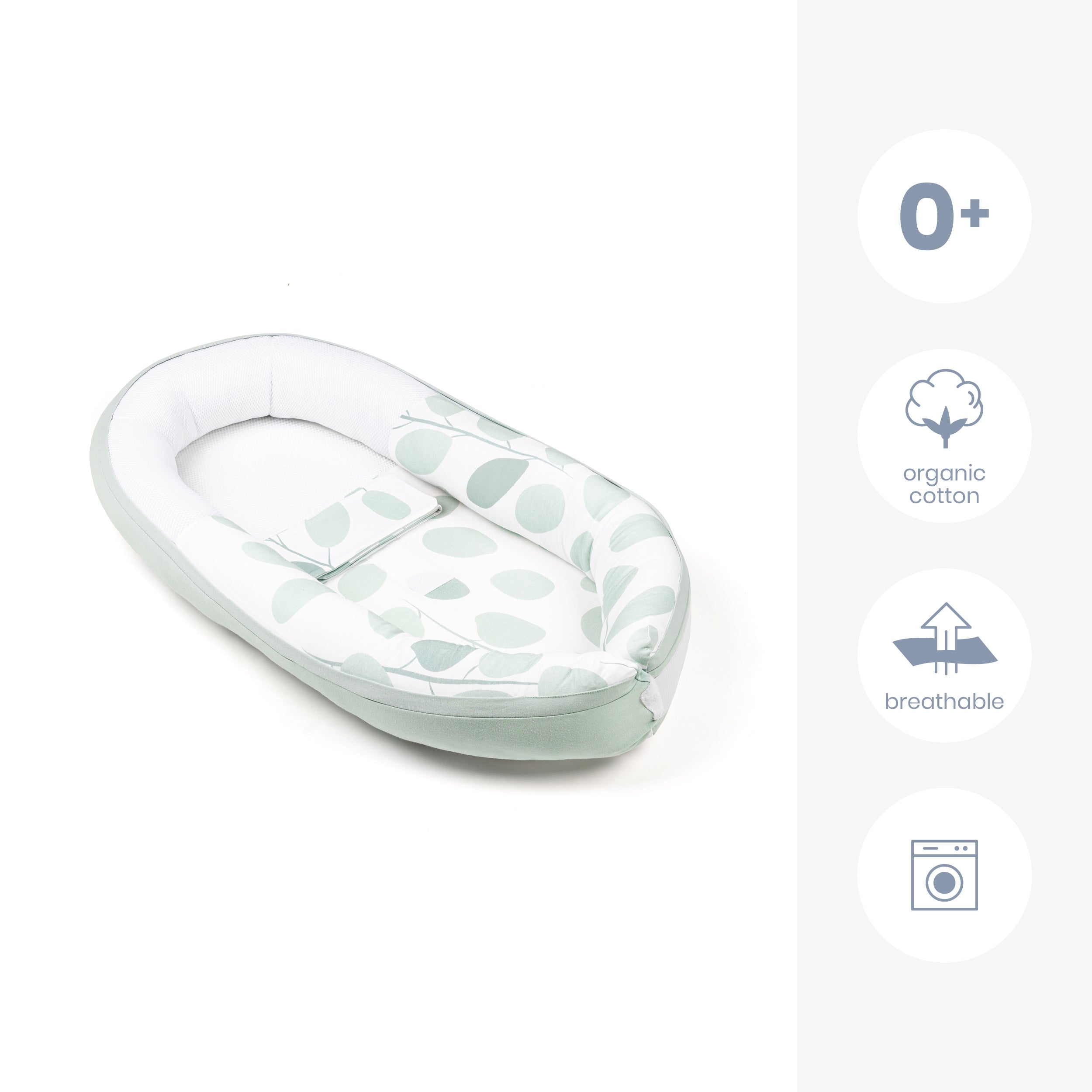 Doomoo Cocoon Leaves Aqua Green