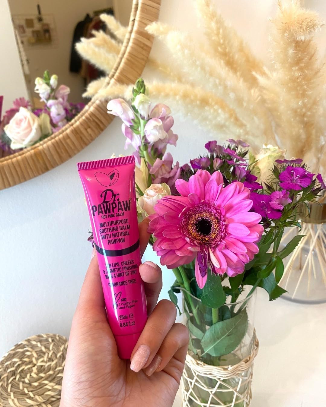 Dr. Pawpaw Hot Pink Balm For Lips And Skin, 1 X 25Ml