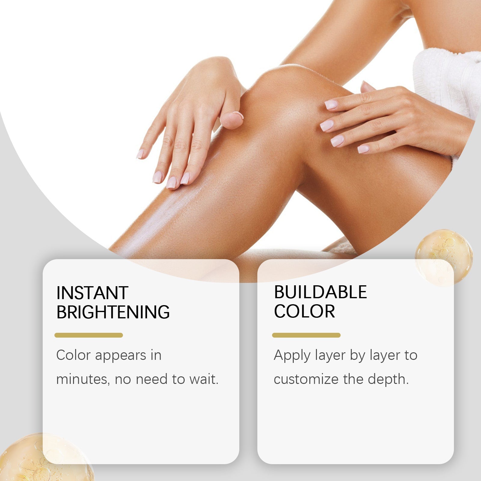 Black Body Cream, Hydrating, Bronzing, Promoting Blackening, Smooth Skin ,60g