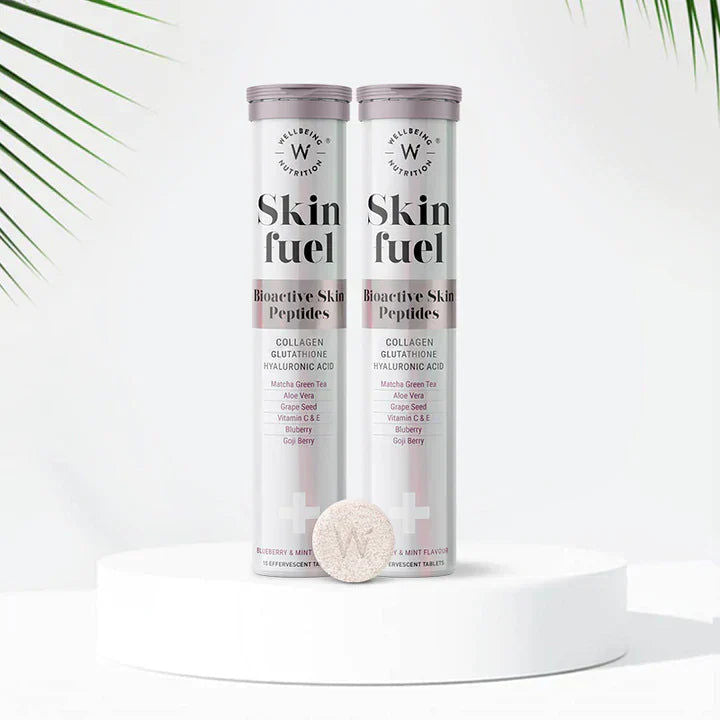 Wellbeing Nutrition Skin Fuel With Glutathione And Collagen For Radiant Skin - Effervescent Tablets