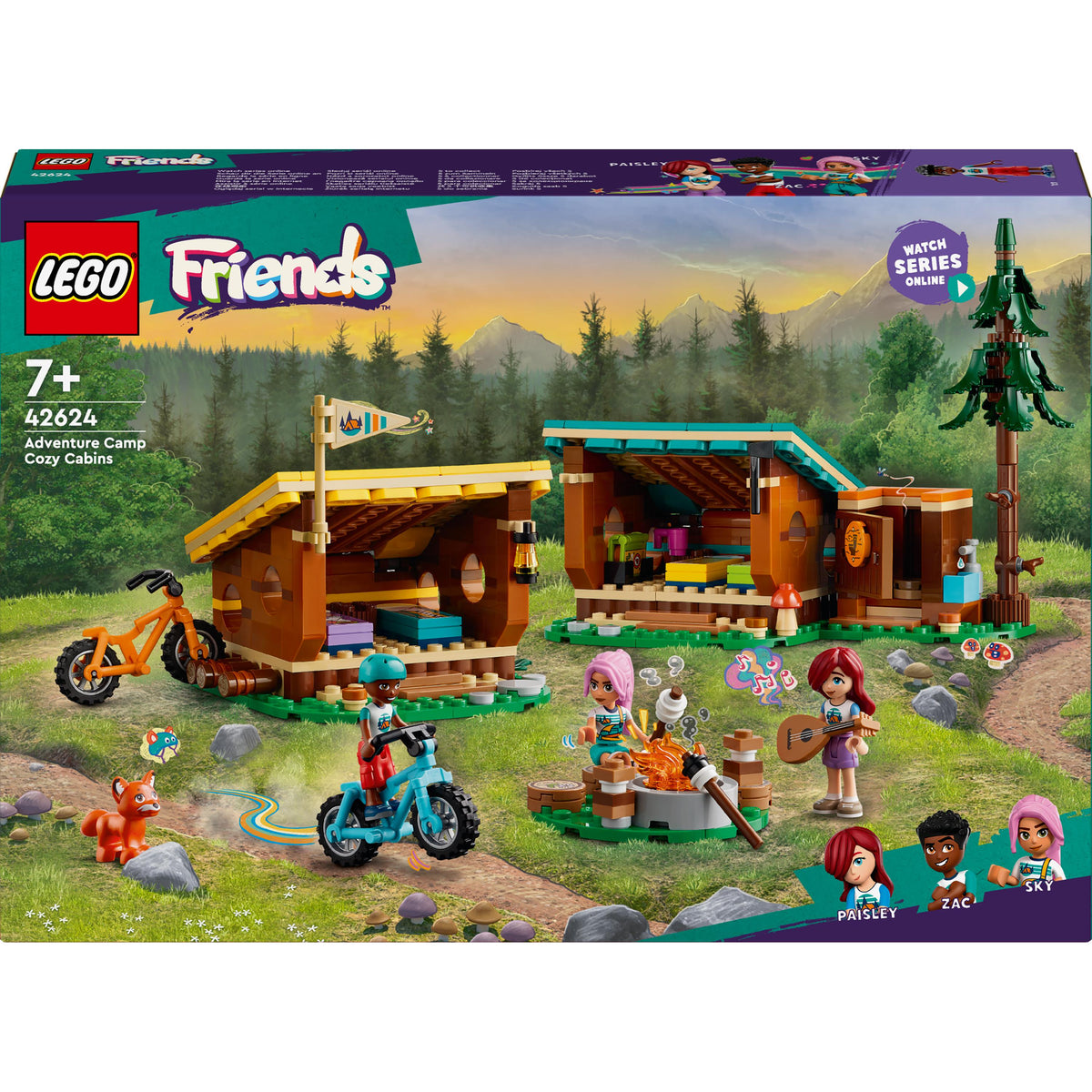 LEGO Friends-Adventure Camp Cozy Cabins