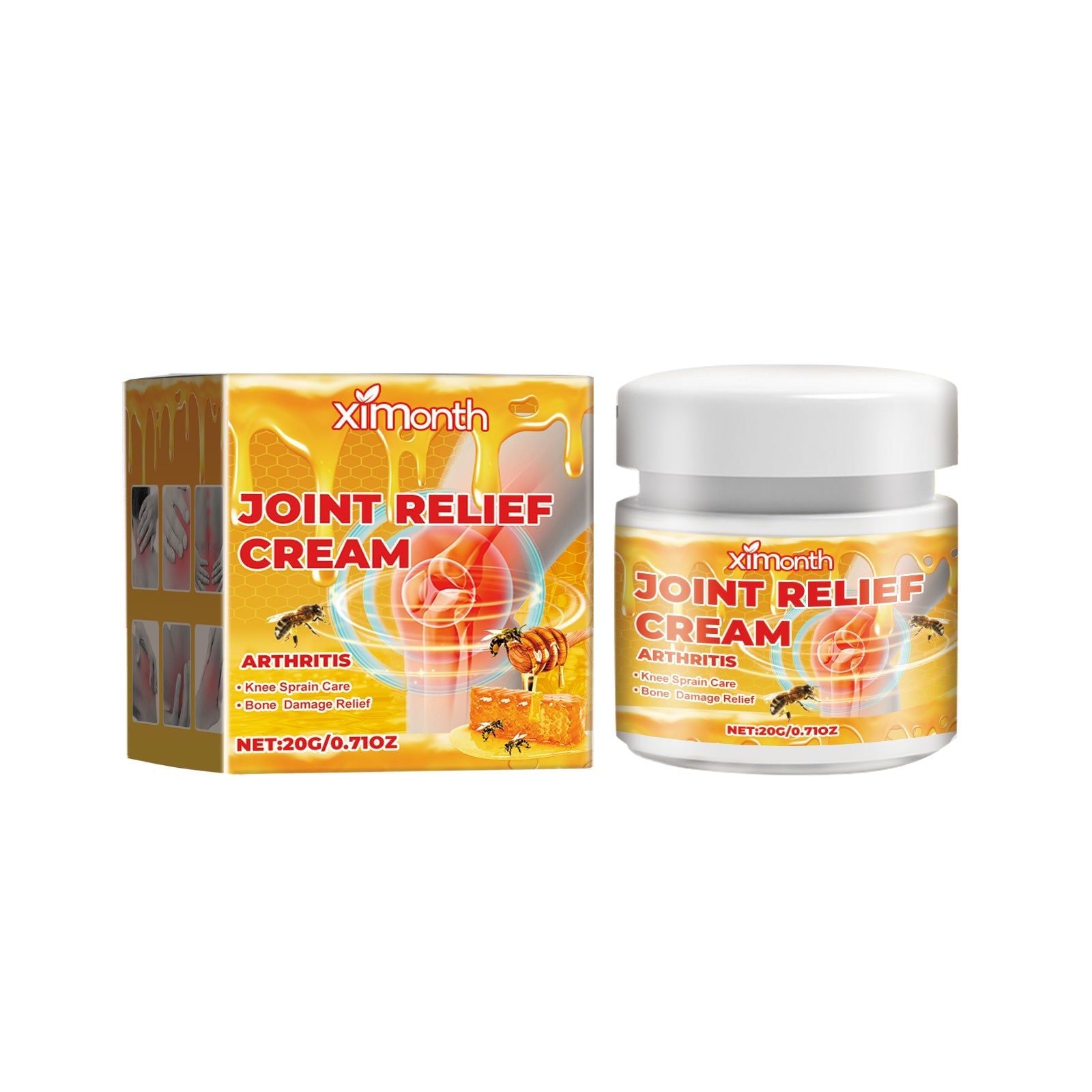 Relieve Knee Pain Fast with Bee Venom Joint Care Cream, Natural Joint Support, Flexibility Boost ,20g