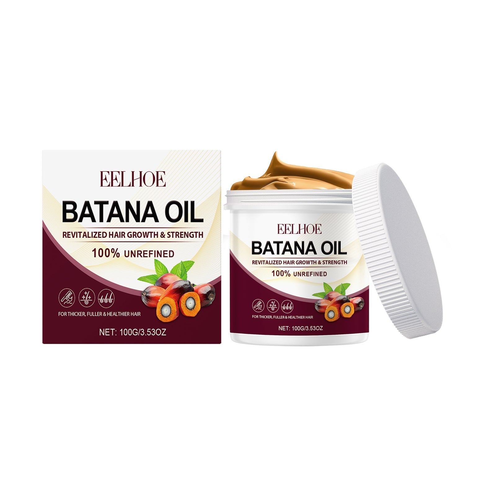 Batana Oil Conditioner for Smooth Hair, Nourishing, Hydrating, Thicker, Shine ,100g