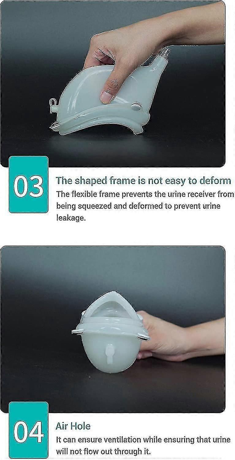 Silicone Urine Collector, 3 Type Optional With 2 Urine Catheter Bags For Men