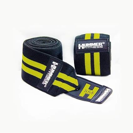 HMR 1980 Knee Wrap Black/Yellow Line 78" with Velcro