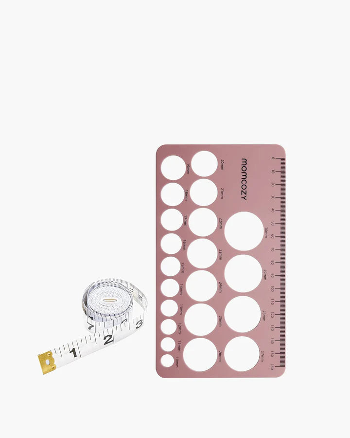 Momcozy Nipple Ruler & Flange Size Guide