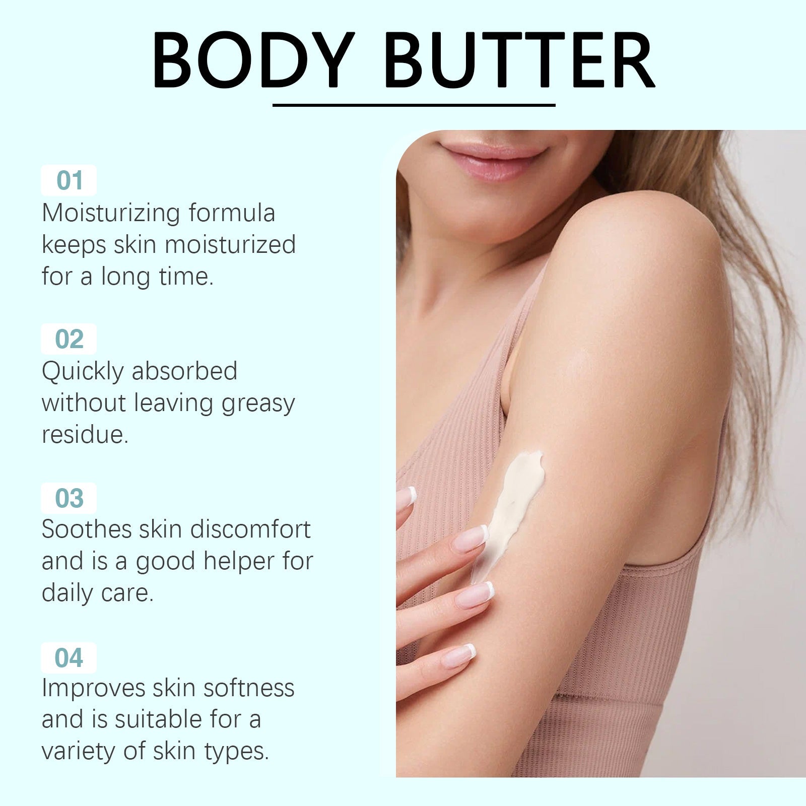 Body Moisturizer, Deep Hydrating, Non-Greasy, Winter Skin Care, Body Care ,100g