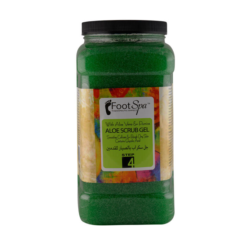 Foot Spa Aloe Scrub Gel, Aloe Vera & Pumice, 1 Gal