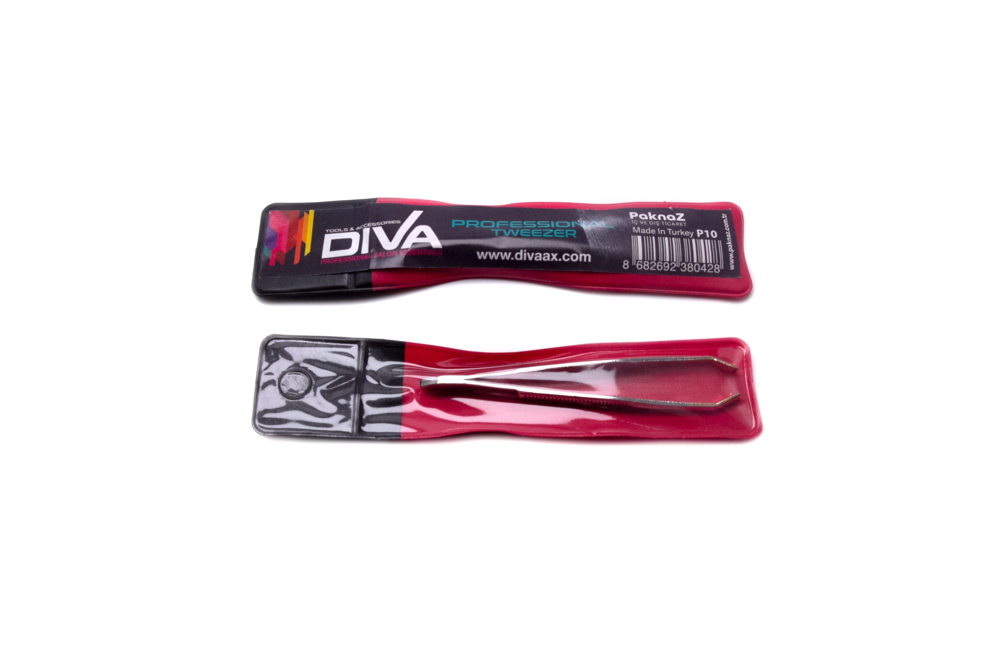 Diva Tweezer Stainless Steel, 1pc