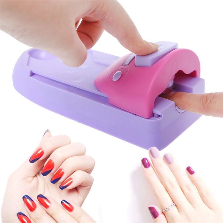 Nail Art DIY Printer Set Pattern Printing Manicure Machine Nail Drawing Polish Kit With 6 Pattern Plates