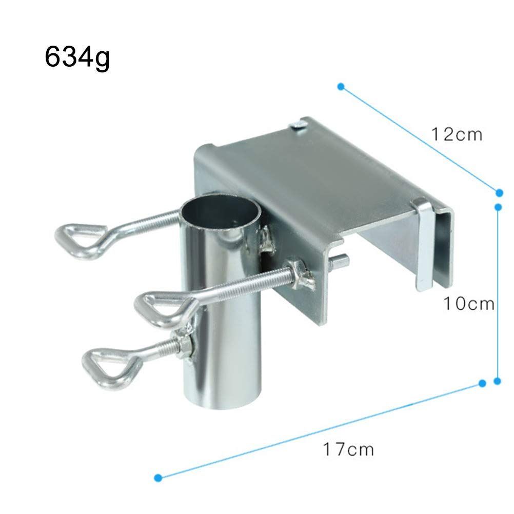 Stable Parasol Umbralla Holder Sun Shade Stand Balcony Railing Umbralla Holder Fixed Clip