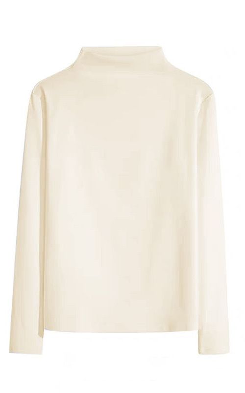 Double Sided German Velvet Warm Half High Neck Long Sleeve Base Shirt