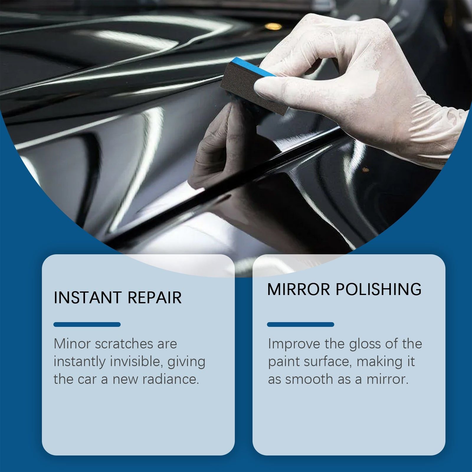 Car Scratch Repair Cream, Fix Scratches, Swirls, Paint Touch Up, Easy Car Care ,60ml