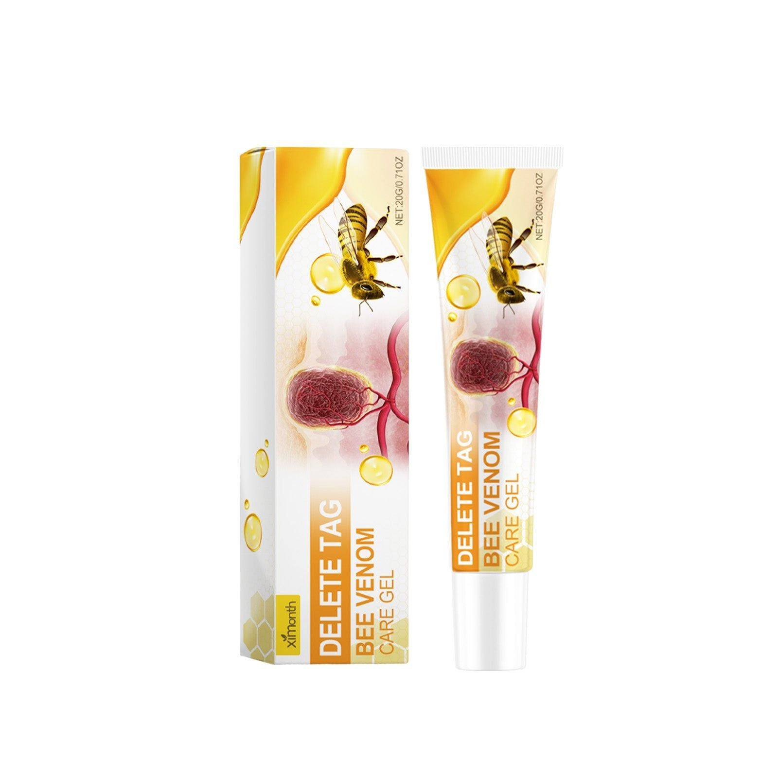 Bee Venom Skin Care Gel, Natural Repair, Hydrating, Anti-Aging, Gentle Cleansing ,20g