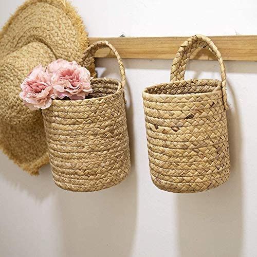 AIESY® Beautiful Handcrafted Decor Jute Baskets for Plantation