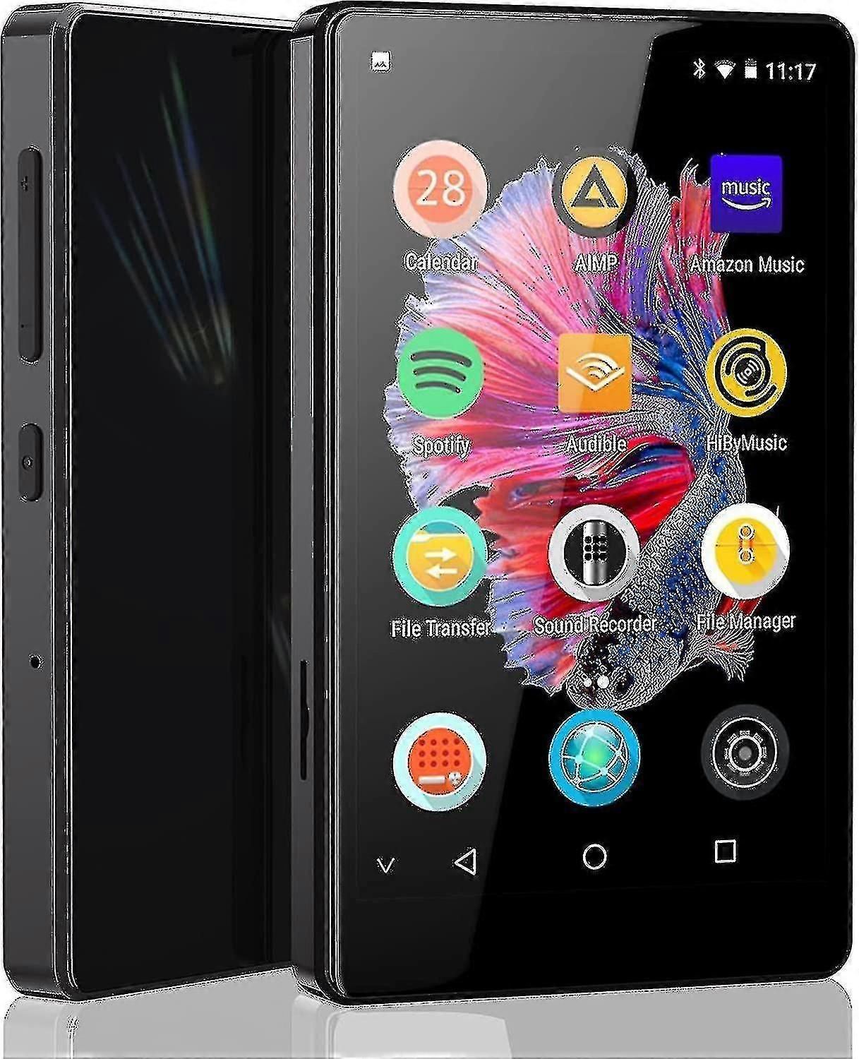 Mp3 Player Bluetooth With Spotify For Kids, Audible,browser(removable),amazon Music,4.0" Ips Display Mp4 Portable Music Player,full Touchscreen Metal zxin