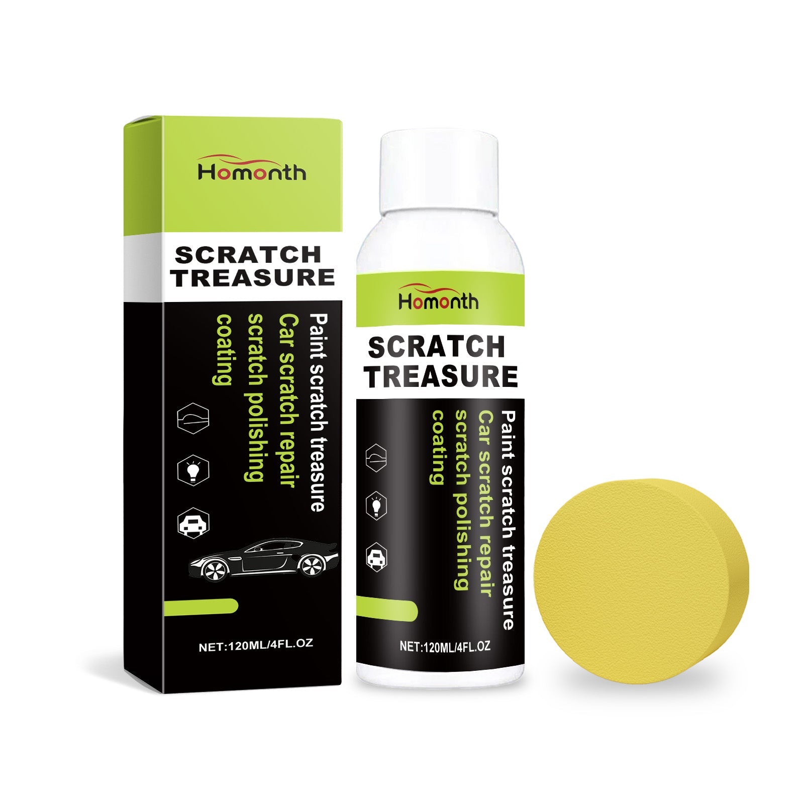 Car Scratch Repair Paste, Easy Car Maintenance, Quick Scratch Fix, Non-Toxic, Save Auto Repair Costs ,1set