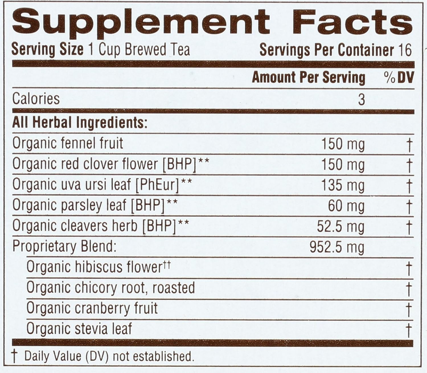 Tm Weightless Cranberry 16 Tea