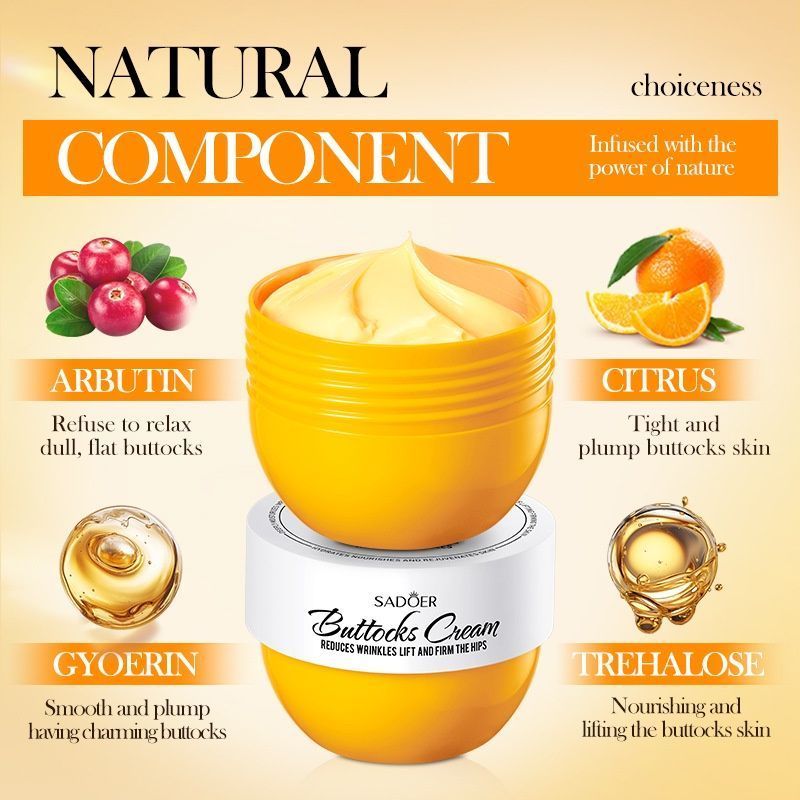 Buttocks Shaping & Lifting Cream -Firm & Tone Glutes Naturally -001-SD19660