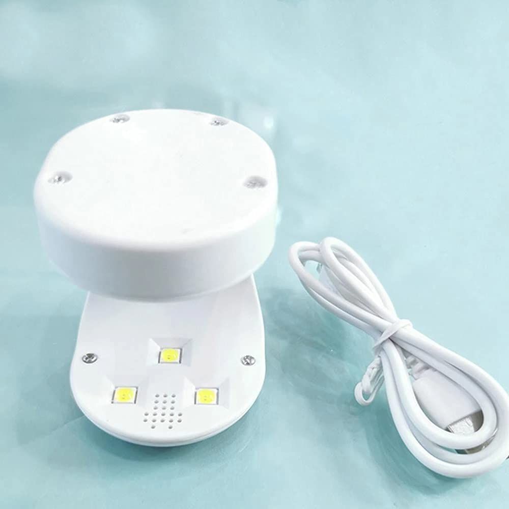 Mini Single Finger Nail Dryers UV LED Lamp for Nails USB Portable Home Use
