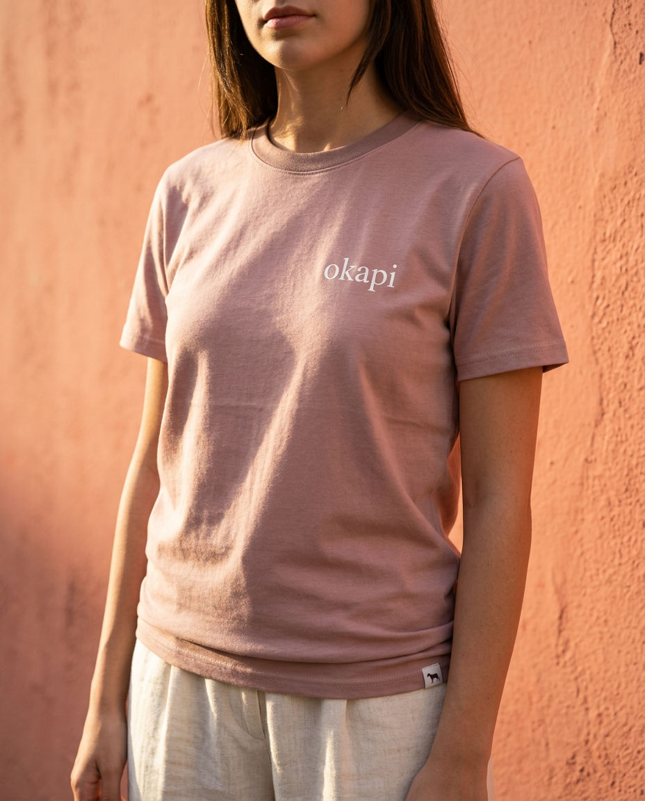 Okapi Pink "The okapi" T-Shirt