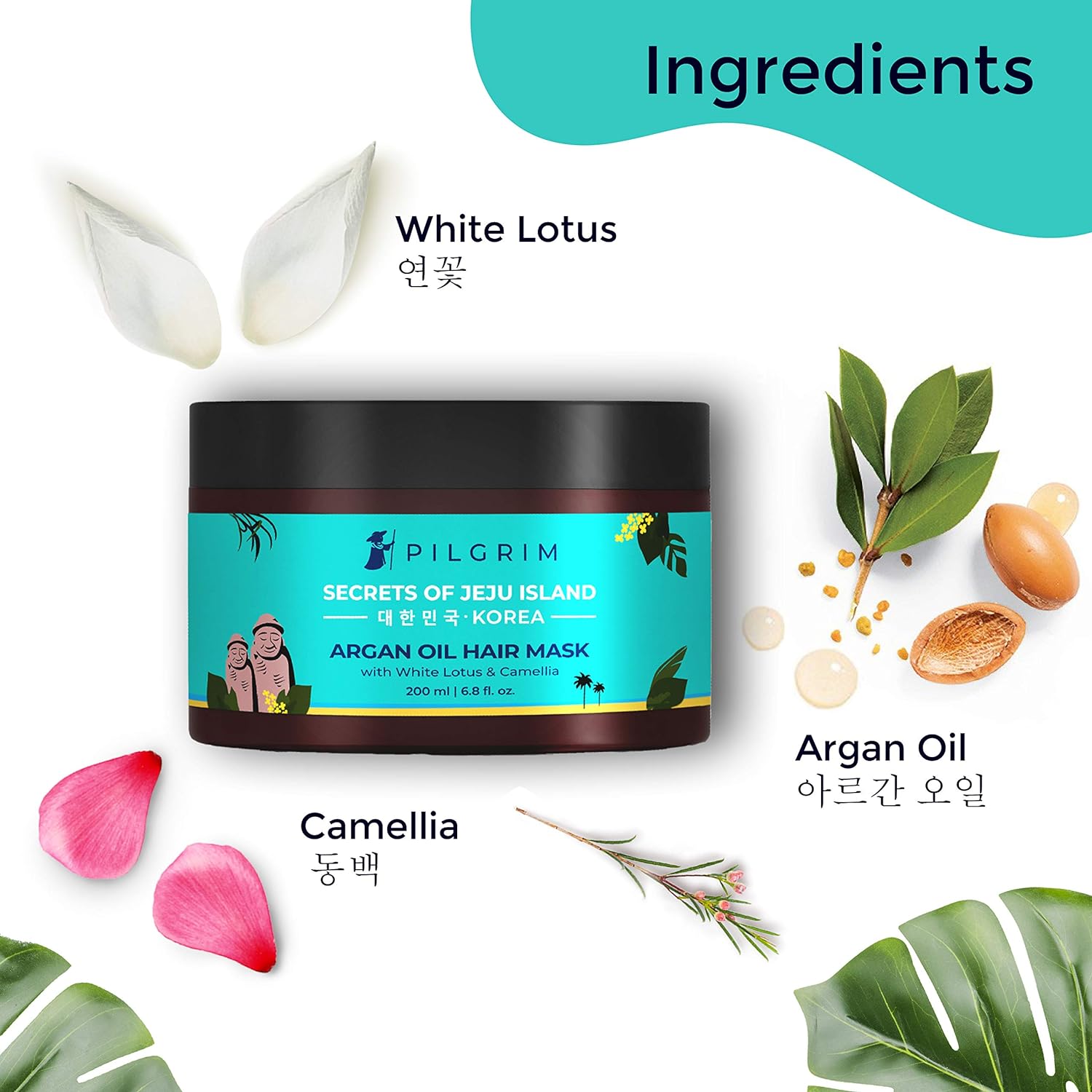 PILGRIM Korean Healthy & Shiny Hair Care Kit Oil Hair Mask 200gm