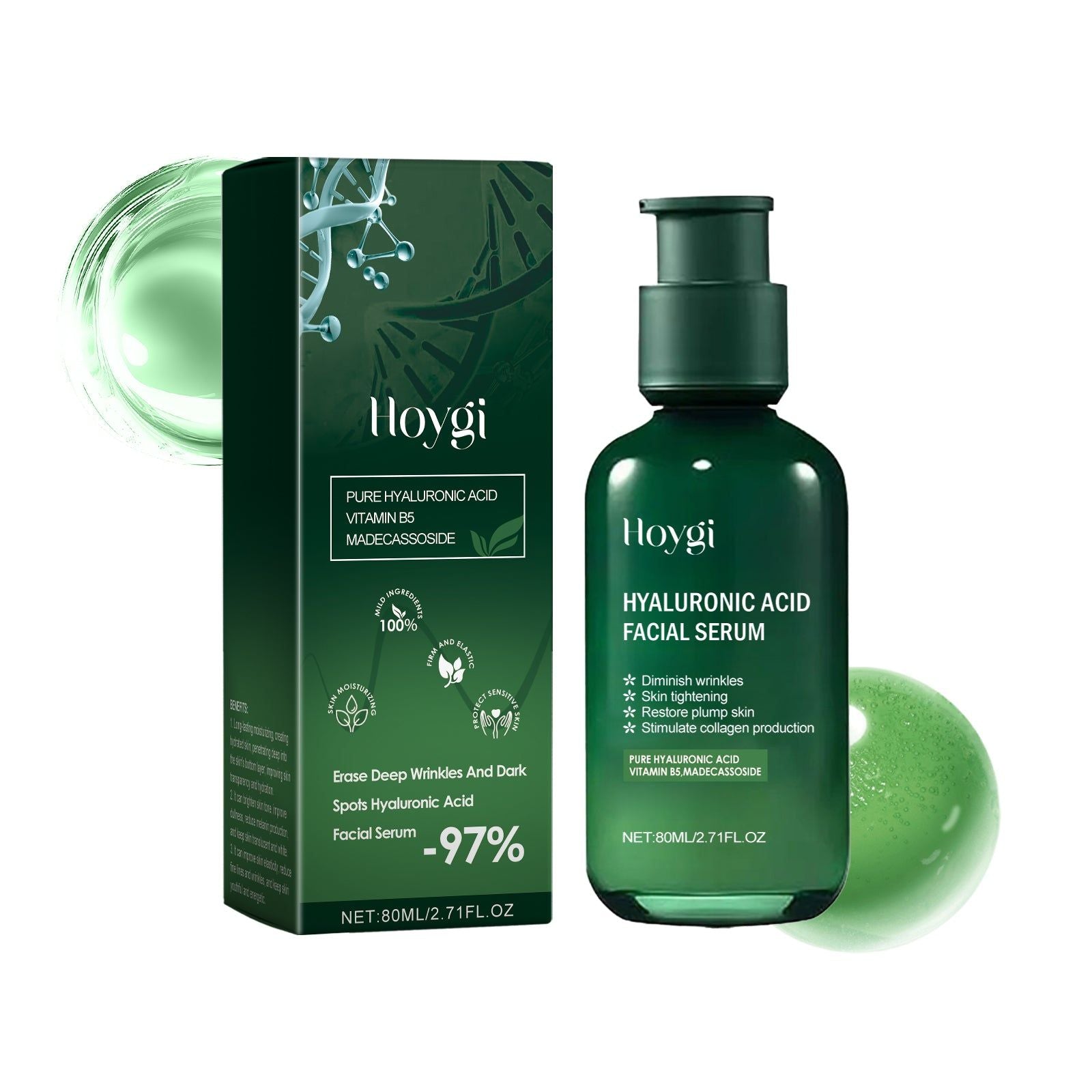Hydrating Facial Serum for Brightening, Anti-Wrinkle, Moisturizing, Rejuvenating Skin ,80ml