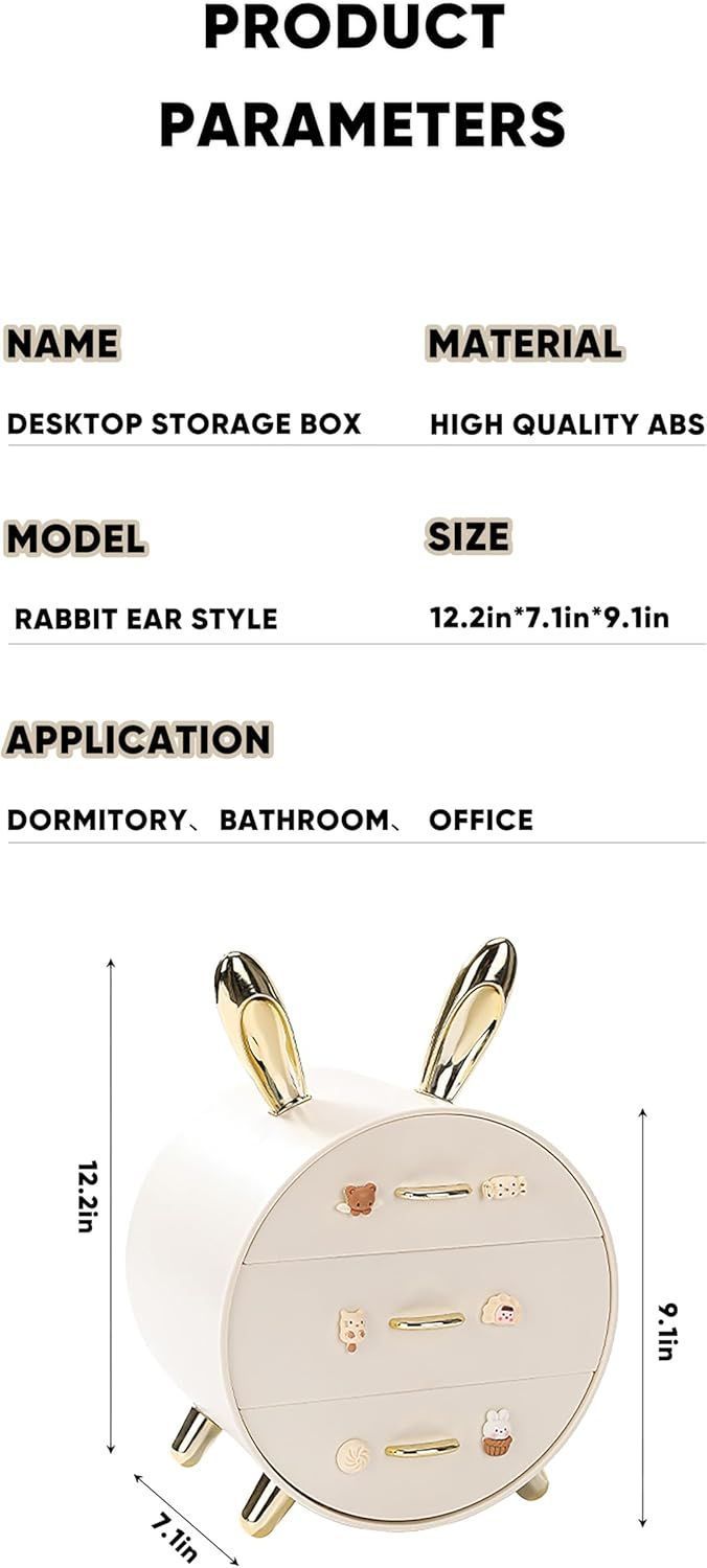 Makeup Organizer Storage Box for Perfumes Cosmetics Jewelry Box