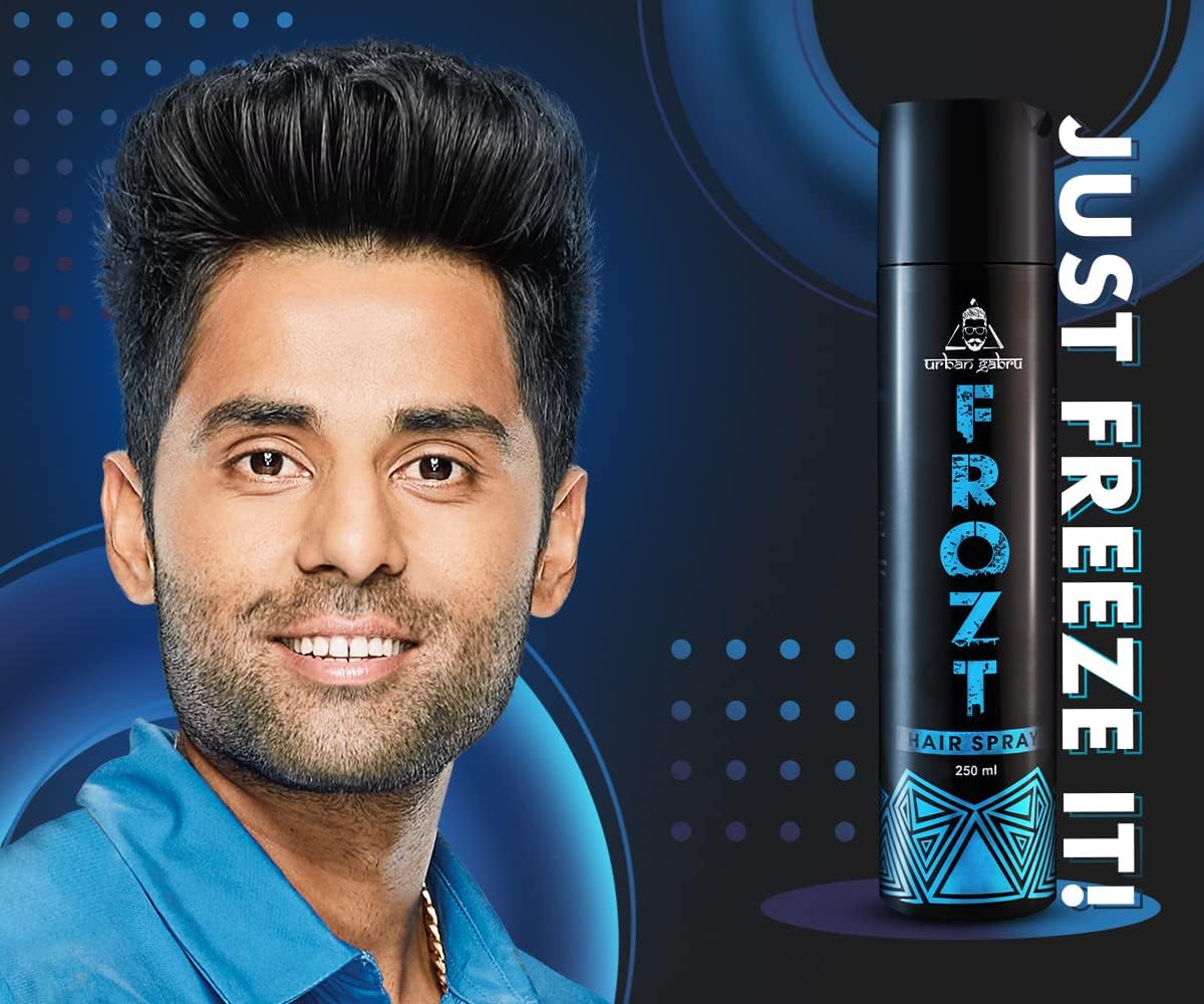 Urban Gabru Frozt Hair Spray for Men & Women | Hair Set Spray 250 ml