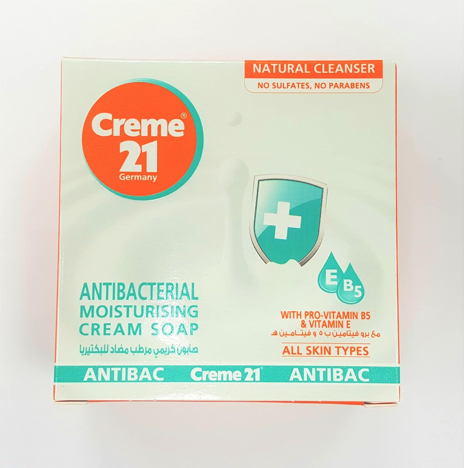 CREME21 ANTIBACTERIAL MOISTURISING CREAM SOAP - 125GMS