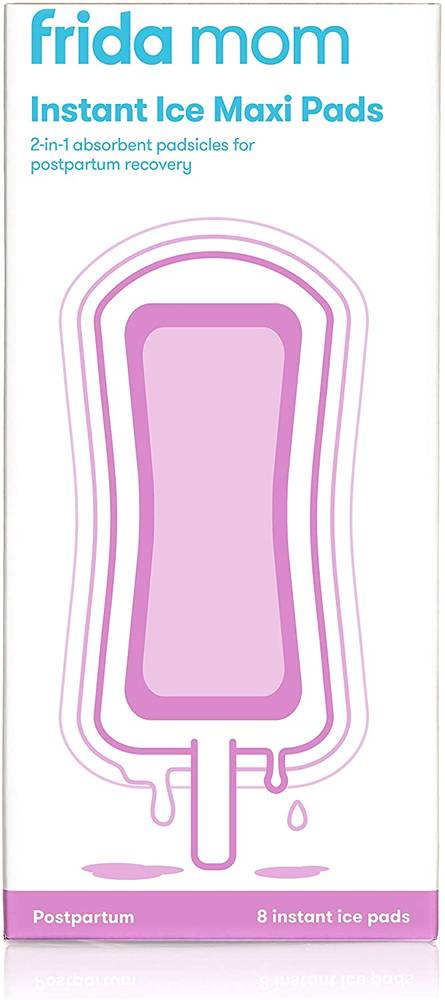 Frida Mom 2-in-1 Postpartum Ice Maxi Pads - Absorbent Perineal Cooling Pads