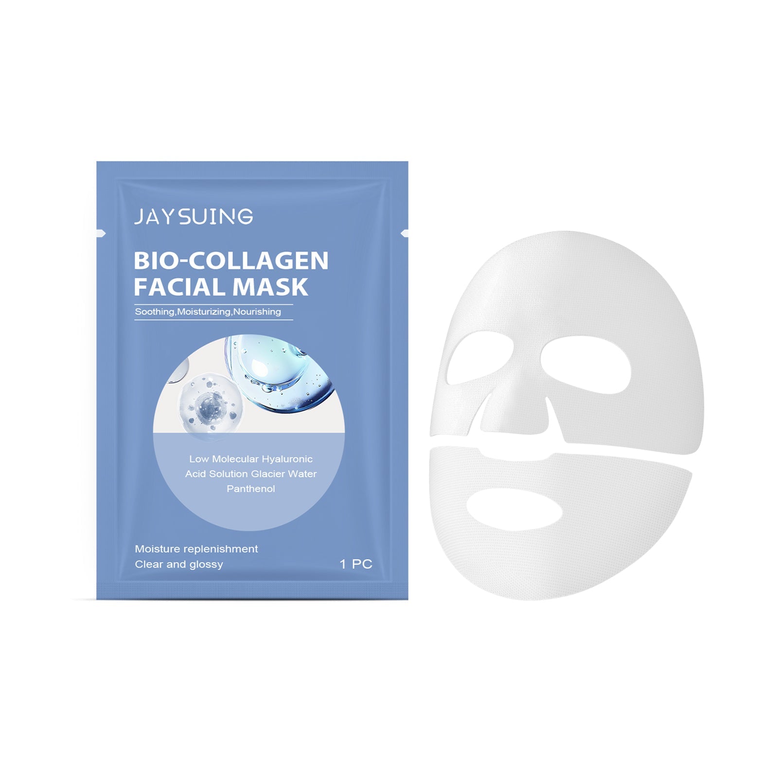 Collagen Facial Mask, Hydrating, Brightening, Anti-Aging, Skin Elasticity ,1pcs