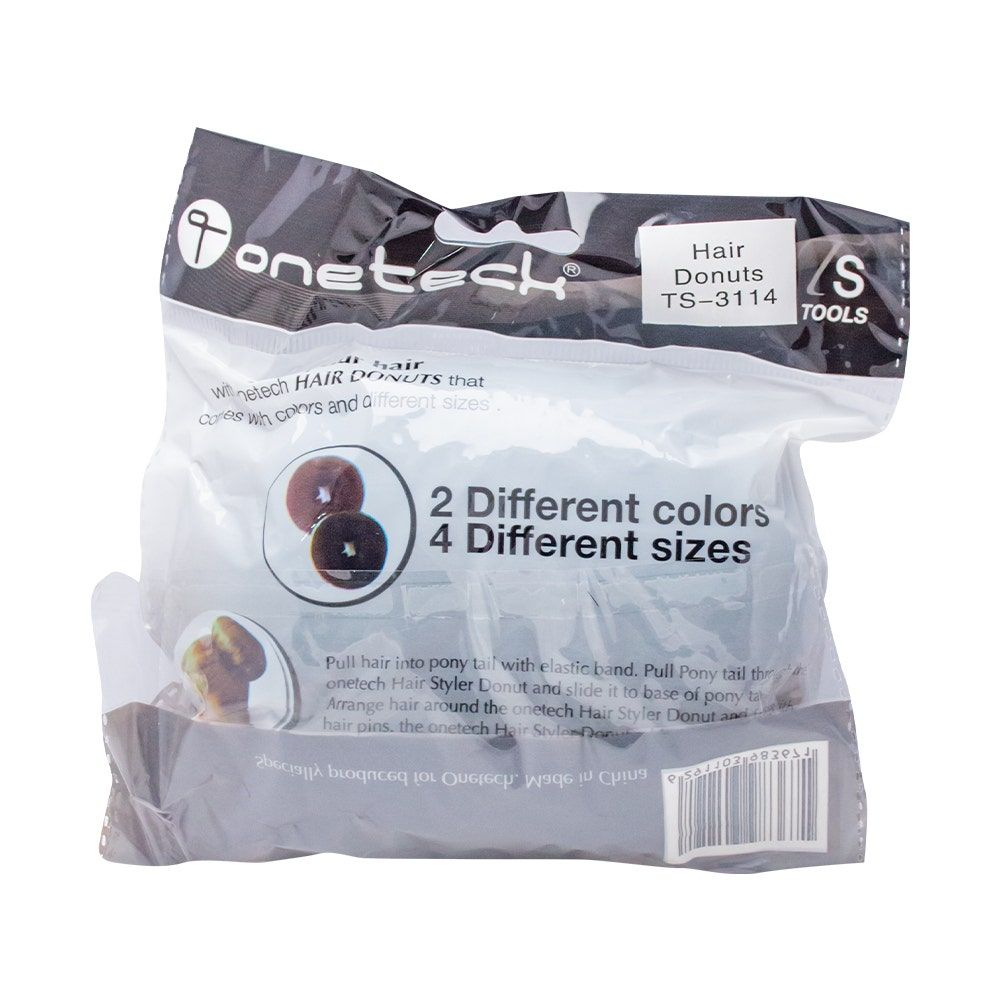Onetech Hair Bun, Black, Small