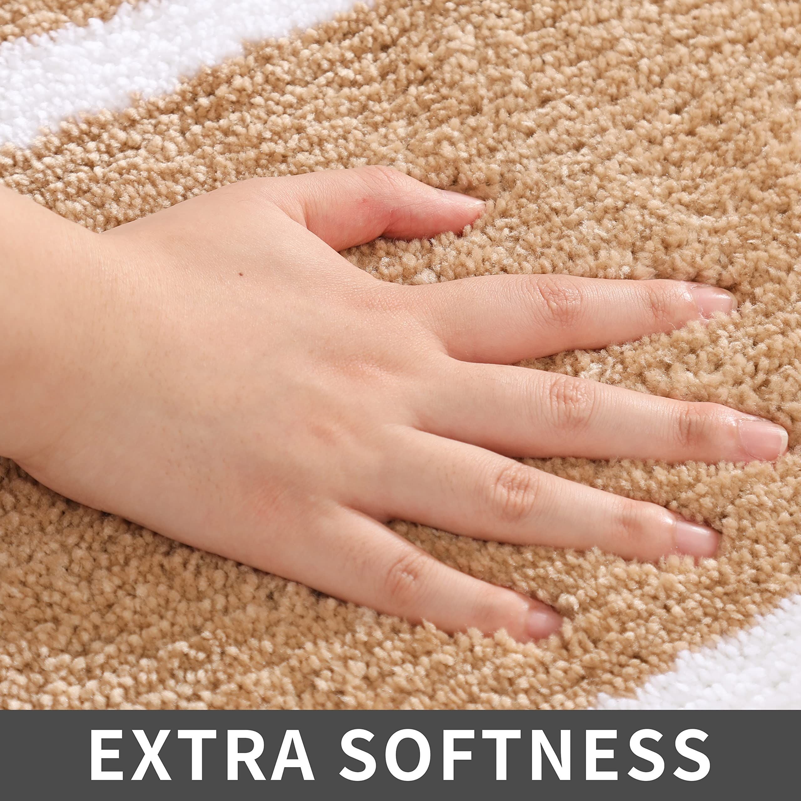 AIESY® Extra Thick Linen Anti-Slip Soft Bath Mats