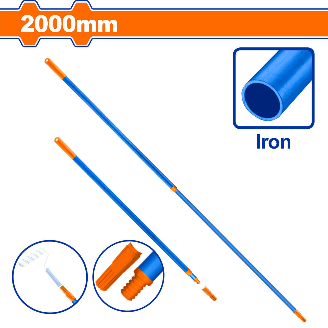 WADFOW Telescopic Iron Rod, 110 cm Folded, 200 cm Extended