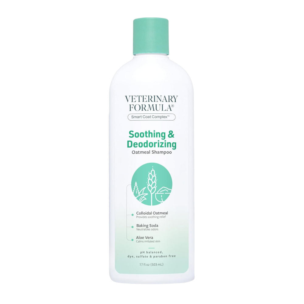 Synergy Labs Veterinary Formula Solutions Soothing & Deodorizing Oatmeal Shampoo, 503ml