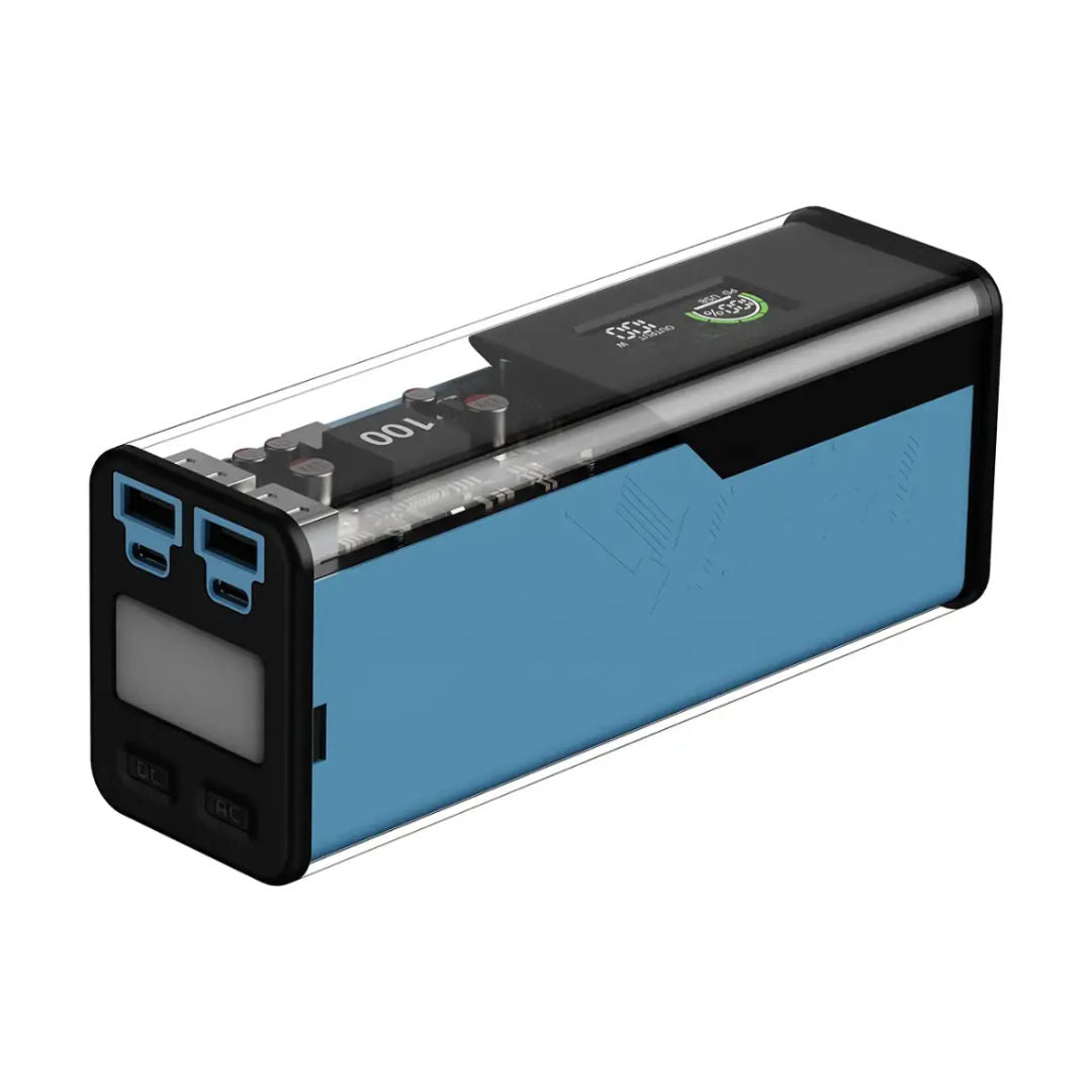 Powerology Energie 27000mAh Power Bank with AC Outlet, Black
