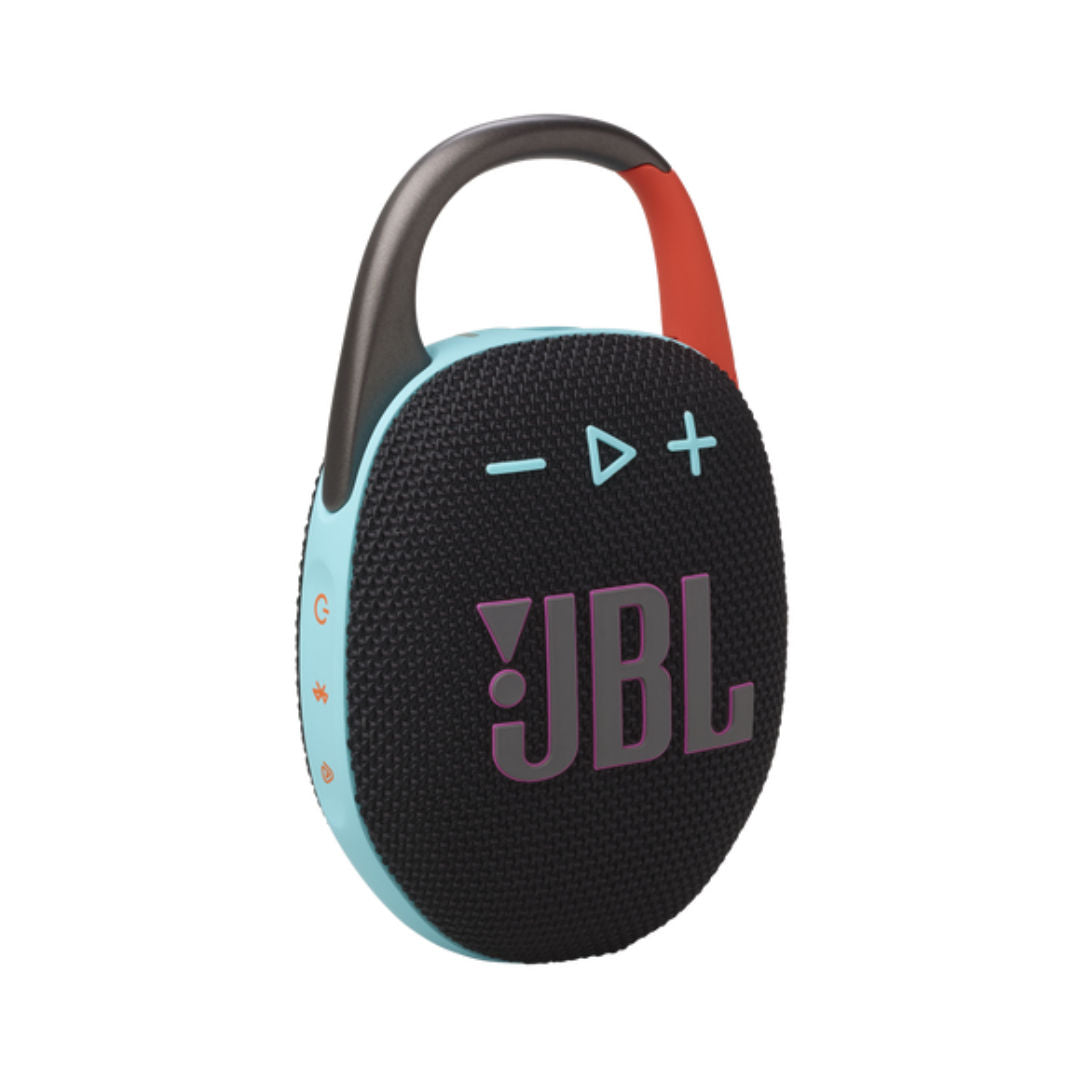 JBL Clip 5 Portable Bluetooth Speaker with Carabiner, Waterproof & Dustproof, 12H Playtime